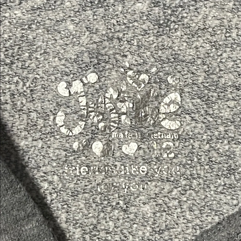 Justice grey pullover